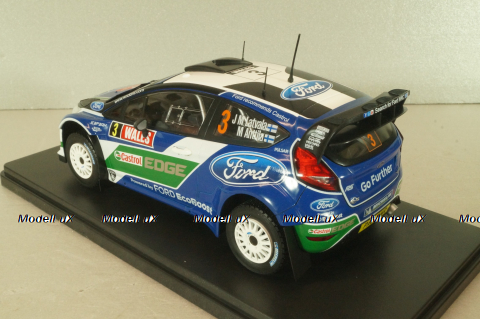 Ford Fiesta RS WRC #3 Rally Wales GB 2012, Latvala/Anttila, G113U019, WRC Collection #63, Hachette 1:24