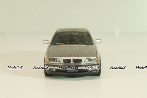 BMW 750iL (E38) 1994, silver metallic, 00792-CH, MiniGT 1:64