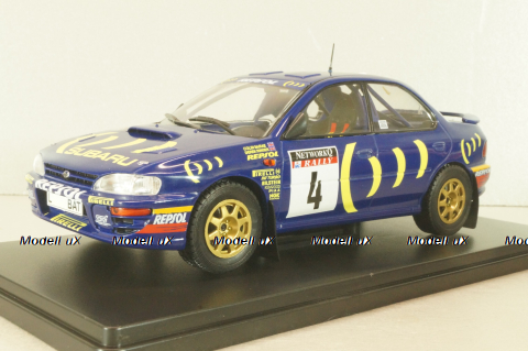 Subaru Impreza WRC #4 Rally GB 1995, McRae/Ringer, G113U066, WRC Collection #66, Hachette 1:24
