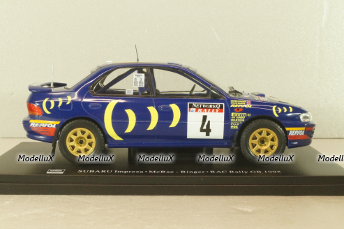 Subaru Impreza WRC #4 Rally GB 1995, McRae/Ringer, G113U066, WRC Collection #66, Hachette 1:24 Уценка!