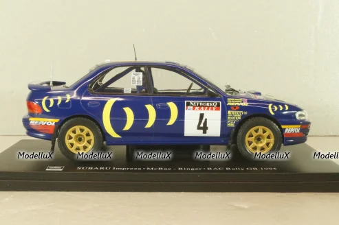 Subaru Impreza WRC #4 Rally GB 1995, McRae/Ringer, G113U066, WRC Collection #66, Hachette 1:24 Уценка!