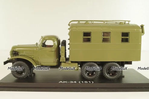 АК-34 Кунг на шасси Зис-151, SSM1570, SSM 1:43