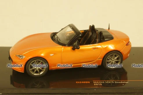 Mazda MX-5 Roadster 2019 orange, CLC409N , IXO 1:43