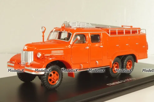 ПМЗМ-3 (АЦ-40 (151П)) автоцистерна пожарная на шасси Зис-151 1952, SSM1573, SSM 1:43