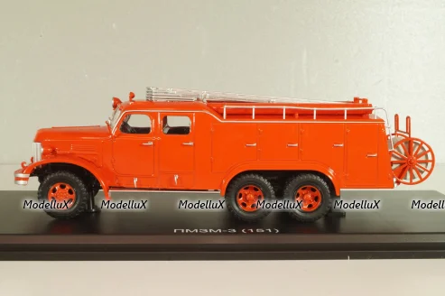 ПМЗМ-3 (АЦ-40 (151П)) автоцистерна пожарная на шасси Зис-151 1952, SSM1573, SSM 1:43