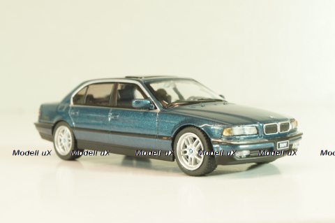 BMW 750iL (E38) 1994, blue metallic, 00894-CH, MiniGT 1:64