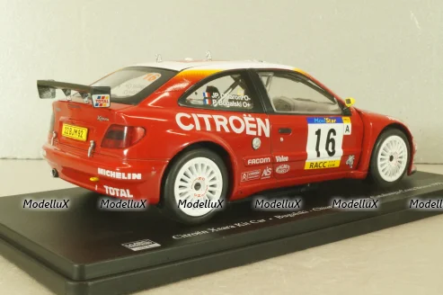Citroen Xsara Kit Car WRC #16 Rally Catalunya-Costa Brava 1999, Bugalski/Chiaroni, G113U032, WRC Collection, Hachette 1:24 Уценка!