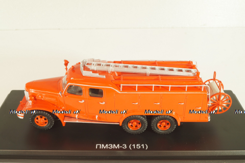 ПМЗМ-3 (АЦ-40 (151П)) автоцистерна пожарная на шасси Зис-151 1952, SSM1573, SSM 1:43