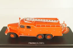 ПМЗМ-3 (АЦ-40 (151П)) автоцистерна пожарная на шасси Зис-151 1952, SSM1573, SSM 1:43