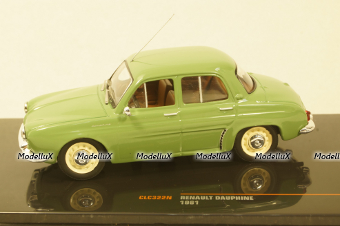 Renault Dauphine 1961 green, CLC322N, IXO 1:43