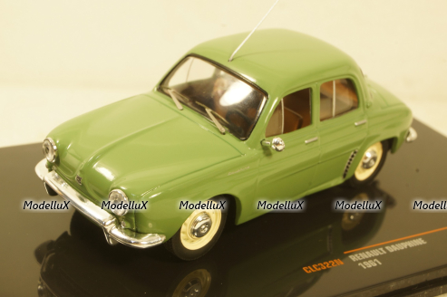 Renault Dauphine 1961 green, CLC322N, IXO 1:43