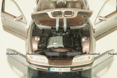 BMW 525i sedan (E39) 1995, grey, в коробке, 80429419980, Schabak 1:43