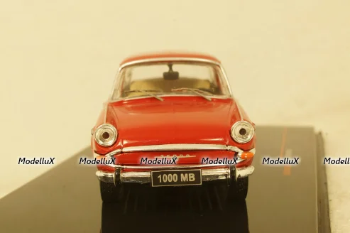 Skoda 1000 MBX 1966 Red, CLC439 , IXO 1:43