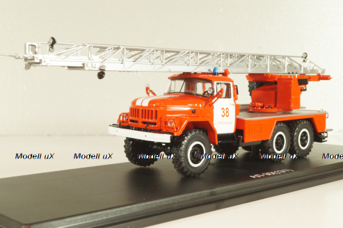 АЛ-30 автолестница на шасси Зил-131, SSM1638, SSM 1:43