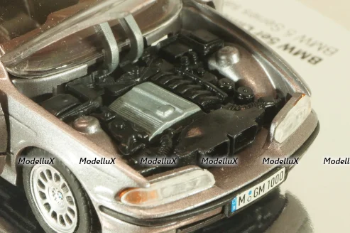 BMW 525i sedan (E39) 1995, grey, в коробке, 80429419980, Schabak 1:43