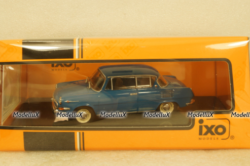 Skoda 1000 MBX 1966 Blue, CLC432,  IXO 1:43