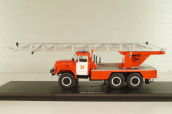 АЛ-30 автолестница на шасси Зил-131, SSM1638, SSM 1:43
