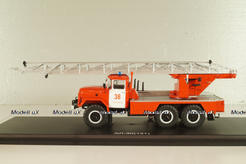 АЛ-30 автолестница на шасси Зил-131, SSM1638, SSM 1:43