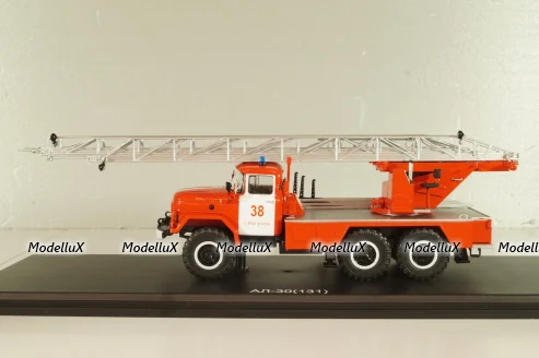 АЛ-30 автолестница на шасси Зил-131, SSM1638, SSM 1:43