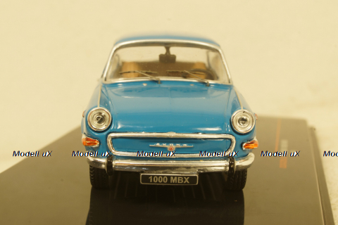 Skoda 1000 MBX 1966 Blue, CLC432,  IXO 1:43