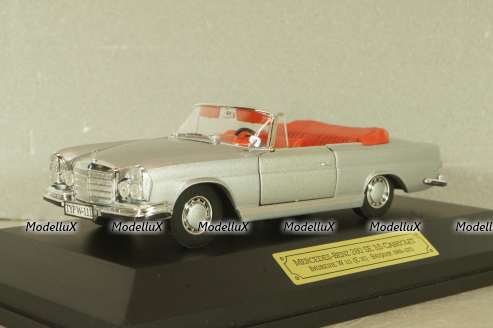 Mercedes-Benz 280 SE 3,5 Cabriolet (W111) 1961, silver, 4333, Faller 1:43
