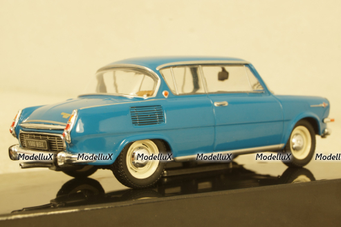 Skoda 1000 MBX 1966 Blue, CLC432,  IXO 1:43