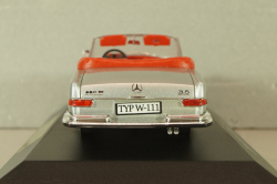 Mercedes-Benz 280 SE 3,5 Cabriolet (W111) 1961, silver, 4333, Faller 1:43
