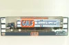 Ford C-600 truck with semi-trailer GULF 1970 and Ford Mustang Fastback 2+2 1968, grey, 36000, M2 1:64