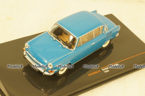 Skoda 1000 MBX 1966 Blue, CLC432,  IXO 1:43