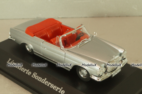 Mercedes-Benz 280 SE 3,5 Cabriolet (W111) 1961, silver, 4333, Faller 1:43