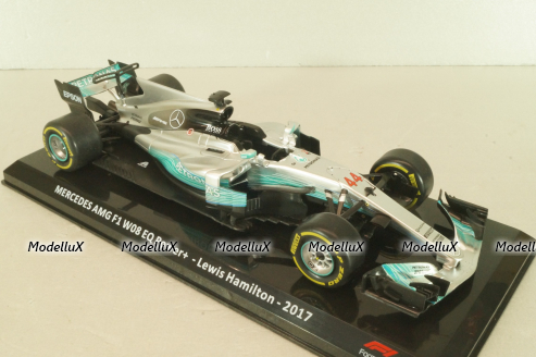 Mercedes AMG F1 W08 #44, Lewis Hamilton 2017, LE GRANDI FORMULA 1 №58, Altaya 1:24
