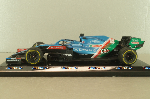 ALpine A521 F1 #14, Fernando Alonso 2021, LE GRANDI FORMULA 1 №81, Altaya 1:24