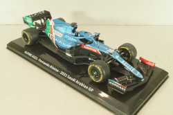 ALpine A521 F1 #14, Fernando Alonso 2021, LE GRANDI FORMULA 1 №81, Altaya 1:24