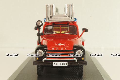 Opel Blitz 1.75t Feuerwehr drehleiter Sinsheim DL18 1952,  OPC007, Opel Collection #7 1:43