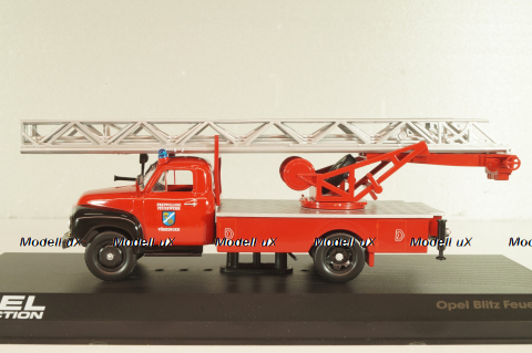 Opel Blitz 1.75t Feuerwehr drehleiter Sinsheim DL18 1952,  OPC007, Opel Collection #7 1:43