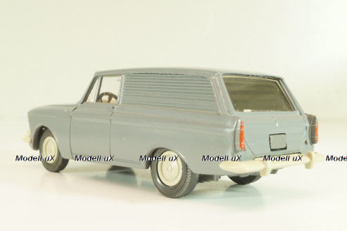 Москвич-434, серый, антихром, Тантал/Радон 1:43