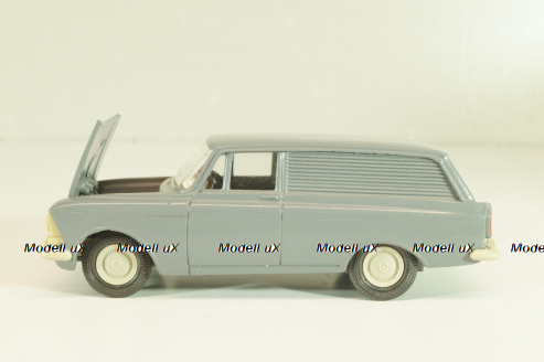 Москвич-434, серый, антихром, Тантал/Радон 1:43