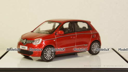 Renault Twingo generation 3 Facelift 2019 flame red, Norev 1:43