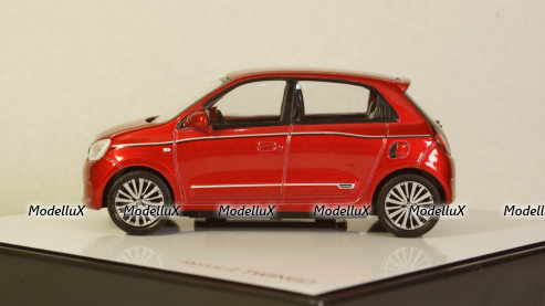 Renault Twingo generation 3 Facelift 2019 flame red, Norev 1:43