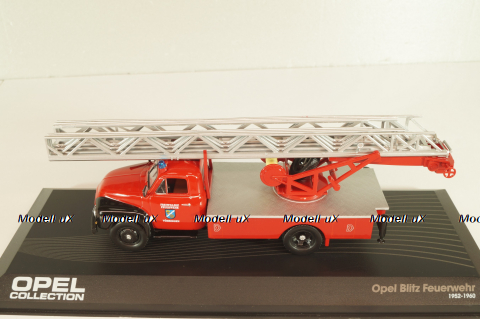 Opel Blitz 1.75t Feuerwehr drehleiter Sinsheim DL18 1952,  OPC007, Opel Collection #7 1:43
