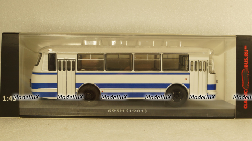 Лаз-695Н бело-синий, Classicbus 1:43 