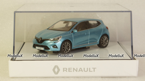Renault Clio generation 5 2019 light blue metallic, Norev 1:43