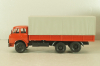 Маз-516В, красный с тентом, Наш автопром 1:43