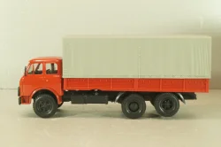Маз-516В, красный с тентом, Наш автопром 1:43