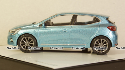 Renault Clio generation 5 2019 light blue metallic, Norev 1:43