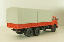 Маз-516В, красный с тентом, Наш автопром 1:43