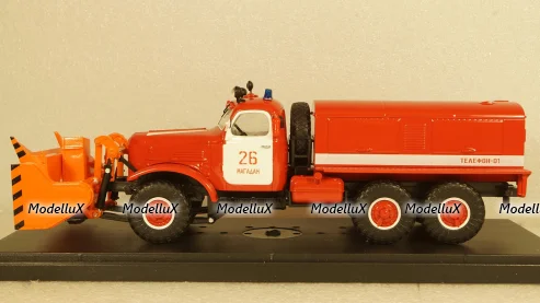 Зил 157Е Д-470 Шнекороторный снегоочиститель красный, Modellux 1:43