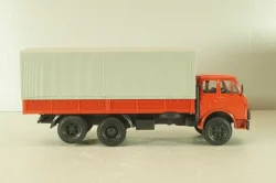 Маз-516В, красный с тентом, Наш автопром 1:43