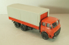 Маз-516В, красный с тентом, Наш автопром 1:43