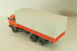 Маз-516В, красный с тентом, Наш автопром 1:43